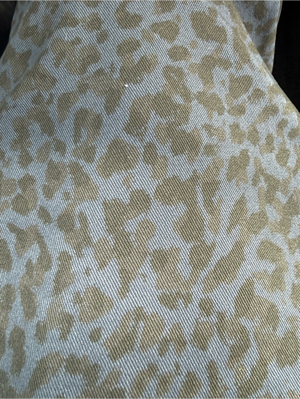 Democracy Navy Leopard Wide Leg Jeans - Picture 2 of 2